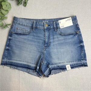 A.N.A. Mid Rise Shortie Jean Short Blue Denim 3.5" Inseam Women’s Size 8 NWT